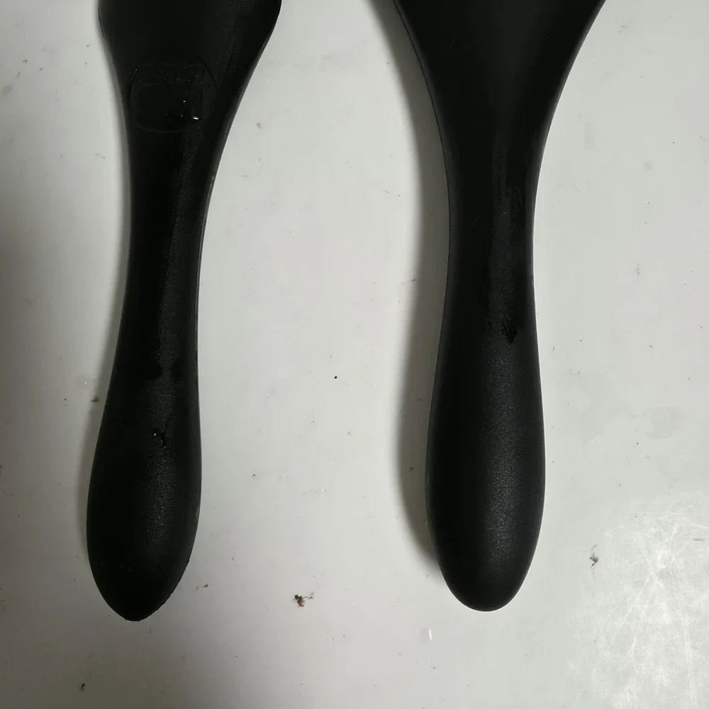 Mad Hungry 2-Pc Silicone Spurtle Set Black Mini Spatula & Slotted Turner